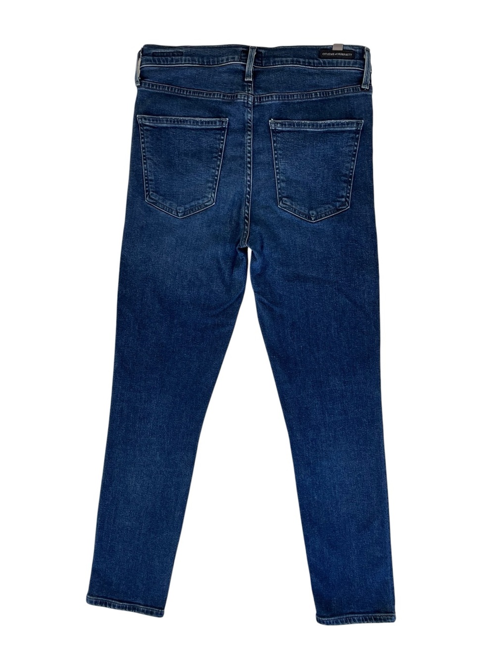 Citizens Of Humanity Rocket Crop High Rise Skinny Jeans - Dark Indigo - Picture 4 of 11